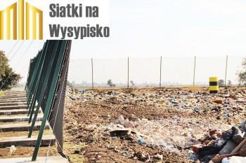 Grodząca siatka – składowisko odpadów